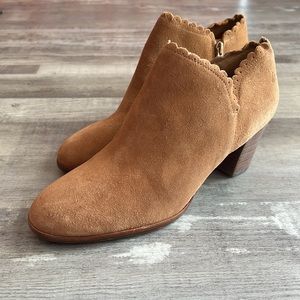 JACK RODGERS Marianne Oak Suede Boots - NEW / UNUSED